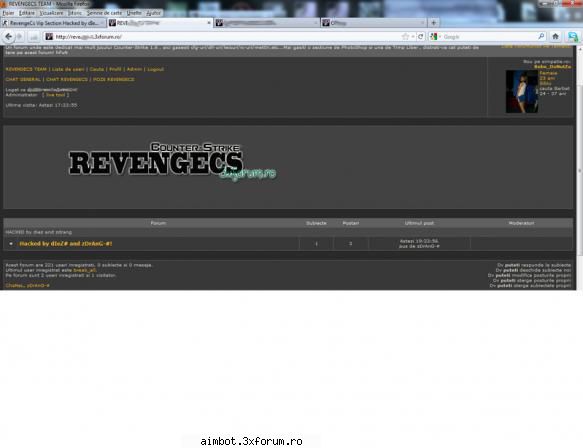 RevengeCs Vip Section Hacked by dIeZ# and zDrAnG# - DW: PASSWORD : %^&$@#!!#@$#%$ - � Counter-Strike Cheats �